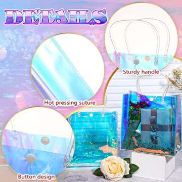 Stunning Holographic Gift Bags - Perfect for Parties