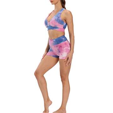 Stylish niyokki Ribbed Seamless Workout Set for Women