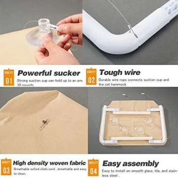 Cat Window Perch - Sunny Hammock for Relaxing Cats