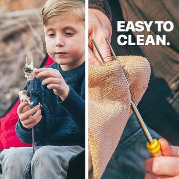 Durable MalloMe S'mores Sticks for Family Fun Outdoors