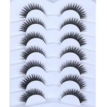 Wleec Beauty 3D Cat Eye False Lashes for Natural Glam