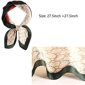 Stylish FYLuoke 4 Pcs Head Scarf Set for Women