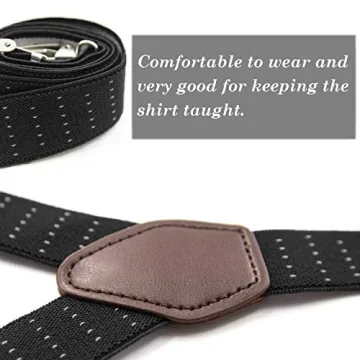 Stay Gent Y-Style Shirt Stays for Men - Adjustable & Non-Slip