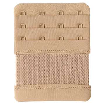 Magicmode Bra Extenders 4 Hook Elastic Stretchy - 3 pcs Pack Comfort