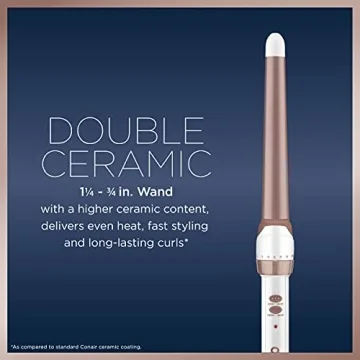 Conair Double Ceramic Curling Wand Beachy Waves Styler