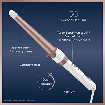 Conair Double Ceramic Curling Wand Beachy Waves Styler