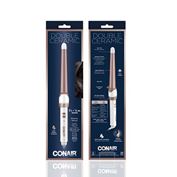 Conair Double Ceramic Curling Wand Beachy Waves Styler