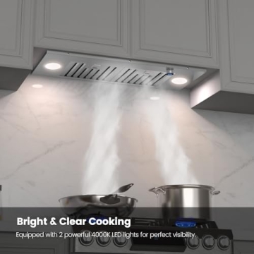 JOCO Built-in Range Hood 900 CFM - Stylish Kitchen Essential