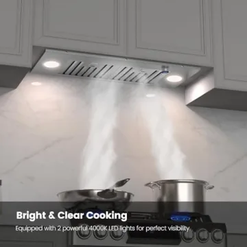 JOCO Built-in Range Hood 900 CFM - Stylish Kitchen Essential