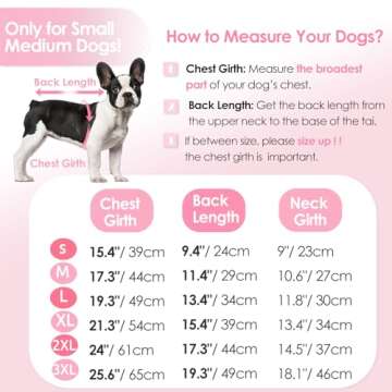 AOFITEE Dog Coat, Waterproof Dog Jacket, Winter Dog Coats for Small Dogs, Fleece Dog Snowsuit Warm Dog Puffer Jacket, Cozy Pet Winter Vest, Dog Cold Weather Coats for Small Medium Dogs, Gold, M