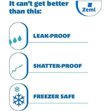 Zeml 1 oz Portion Cups with Lids for Meal Prep and More