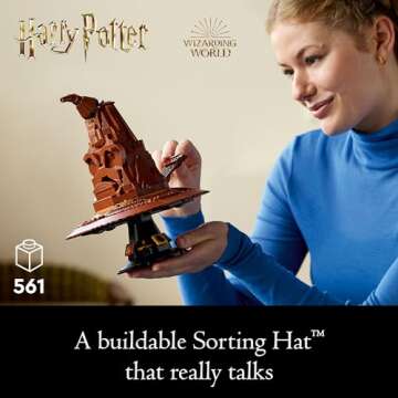 LEGO Harry Potter Sorting Hat Set with Sound Features