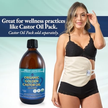 Pure Organic Castor Oil for Hair, Skin & Wellness