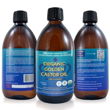 Pure Organic Castor Oil for Hair, Skin & Wellness