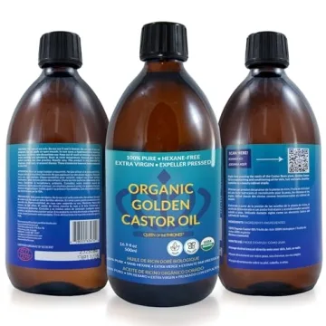 Pure Organic Castor Oil for Hair, Skin & Wellness