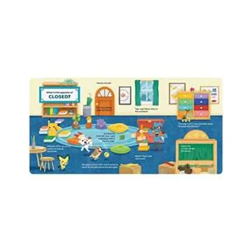 Pokémon Primers: Opposites Book - Interactive Learning for Kids