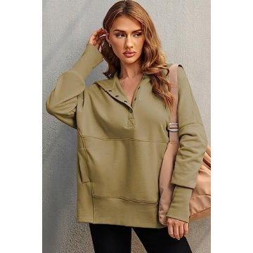 AlvaQ Womens Oversized Hoodie Sweatshirt for Style and Comfort