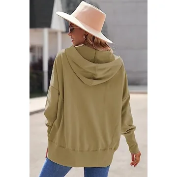 AlvaQ Womens Oversized Hoodie Sweatshirt for Style and Comfort