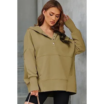 AlvaQ Womens Oversized Hoodie Sweatshirt for Style and Comfort