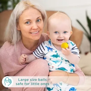 Ulanik Montessori Wooden Balls in Cups Toy for Kids