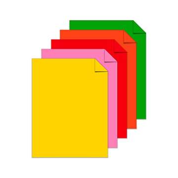 Astrobrights® Color Card Stock, 8 1/2" x 11", FSC® Certified, 65 Lb, Vintage Assortment, Pack Of 2...