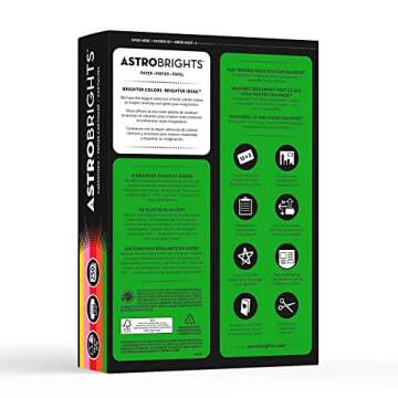 Astrobrights® Color Card Stock, 8 1/2" x 11", FSC® Certified, 65 Lb, Vintage Assortment, Pack Of 250 Sheets
