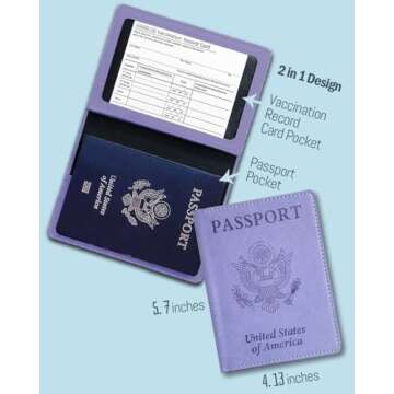 Passport Holder,Passport Wallet,Passport Cover,Passport Holder Women,Passport Case,Passport,Passport And Vaccine Card Holder Combo,Passport Book