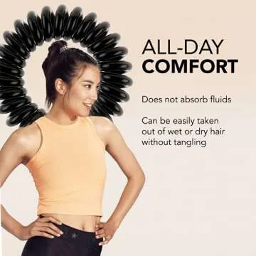invisibobble Power Traceless Spiral Hair Ties - 5 Pack