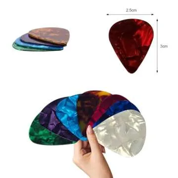 20 Pack Colorful Guitar Picks for Acoustic and Electric Guitars
