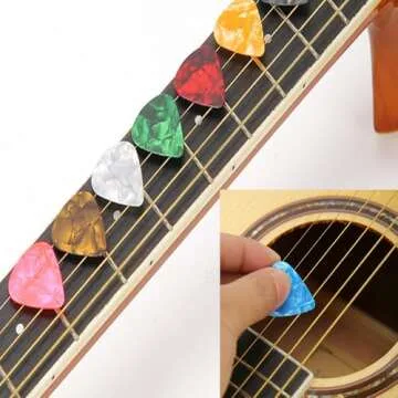 20 Pack Colorful Guitar Picks for Acoustic and Electric Guitars