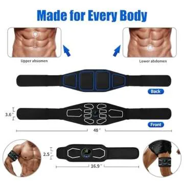 MarCoolTrip MZ Electronic Muscle Stimulator for All Fitness Levels
