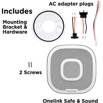 First Alert Onelink Safe & Sound Smart Smoke Detector and Speaker