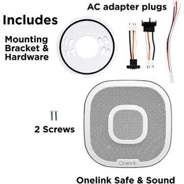 First Alert Onelink Safe & Sound Smart Smoke Detector and Speaker