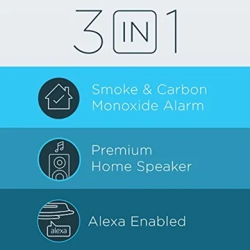 First Alert Onelink Safe & Sound Smart Smoke Detector and Speaker