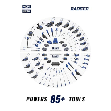 Wild Badger Power Pole Saw Cordless 40V for Easy Pruning