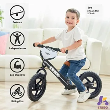 KRIDDO Toddler Balance Bike for Ages 2-5, Customizable Design