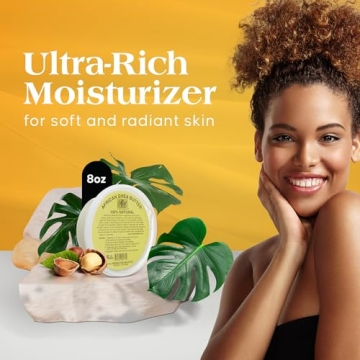 Luxurious African Shea Butter Skin Moisturizer 8oz