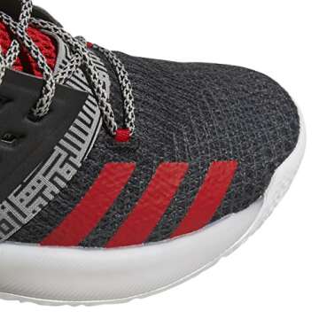 adidas Harden Vol. 2 ""Lift Off"" Shoe - Men's Basketball 12 Core Black/Medium Grey/Scarlet