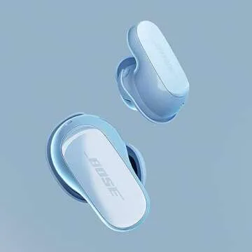 Bose QuietComfort Ultra Wireless Earbuds, Noise Cancelling Earbuds, Bluetooth Earbuds with Spatial Audio and World-Class Noise Cancellation, Moonstone Blue - Limited Edition Color