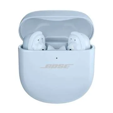 Bose QuietComfort Ultra Wireless Earbuds, Noise Cancelling Earbuds, Bluetooth Earbuds with Spatial Audio and World-Class Noise Cancellation, Moonstone Blue - Limited Edition Color
