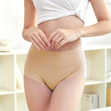 No Show High Waist Briefs for Women - 4 Pack