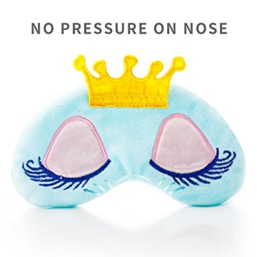 NIPOO Cute Girl Eye Masks for Sleep and Travel