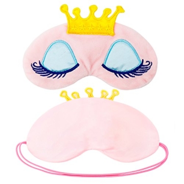 NIPOO Cute Girl Eye Masks for Sleep and Travel