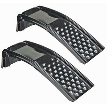 Nicky Nice Solid Steel Auto Ramp Set for Safe Vehicle Loading