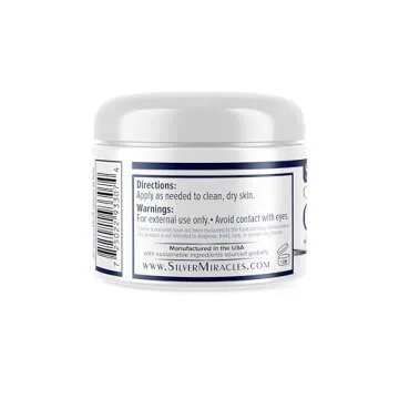 Silver Miracles Colloidal Silver Cream - Pure Skin Healing