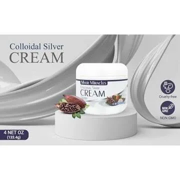 Silver Miracles Colloidal Silver Cream - Pure Skin Healing
