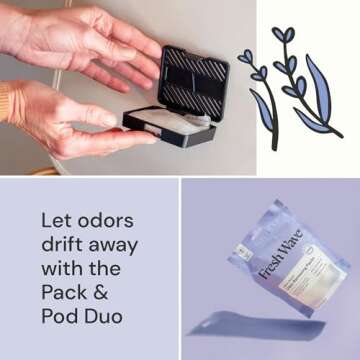 Fresh Wave Lavender Odor Eliminator Packs for Home