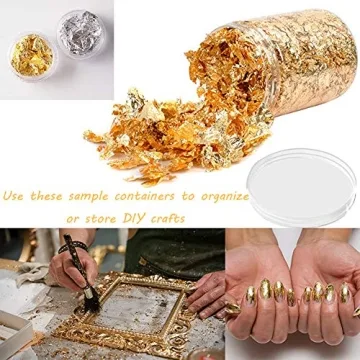 Durable 20 Pack Clear Plastic Slime Storage Containers