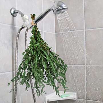 HIAGROW Real Eucalyptus Stems Greenery Decor 20PCS 16" Dried Willow Eucalyptus Plant Preserved Greenery Stems for Home Vase Filler Wedding Flowers Arrangement Spring Decorations