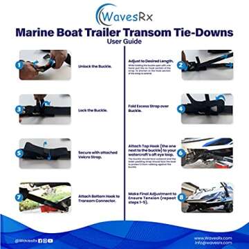 Secure Your Watercraft: Pontoon & Boat Trailer Straps